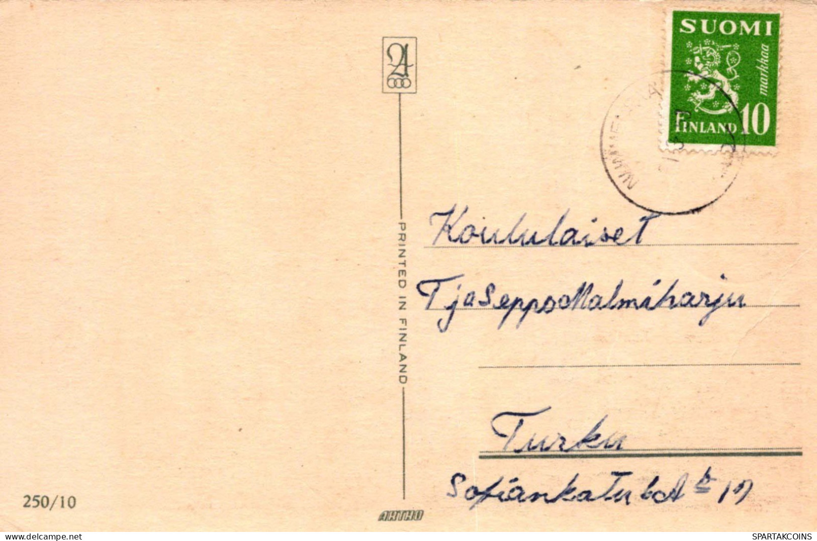 EASTER CHILDREN EGG Vintage Postcard CPA #PKE233.GB - Ostern