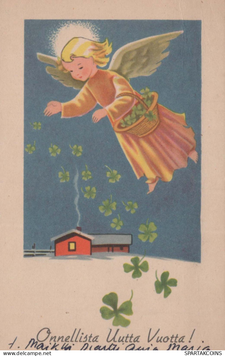 ANGEL EASTER Vintage Postcard CPA #PKE296.GB - Engel