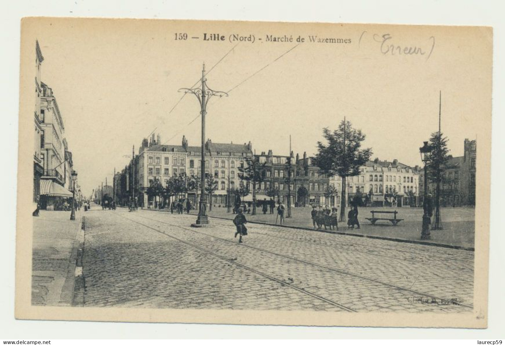 LILLE -place Du Marché De Wazemmes  - Animée - Lille