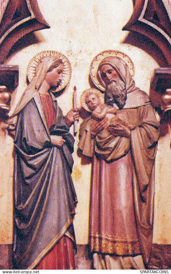 Virgen Mary Madonna Christianity Vintage Postcard CPSMPF #PKD100.GB - Jungfräuliche Marie Und Madona