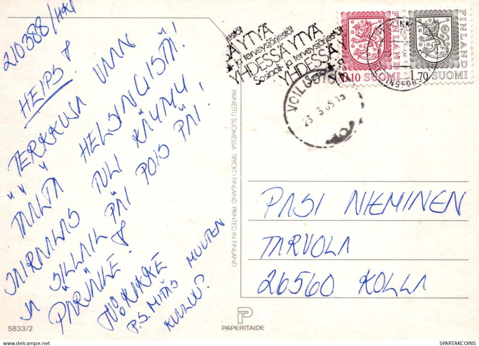 CHILDREN HUMOUR Vintage Postcard CPSM #PBV456.GB - Humorvolle Karten
