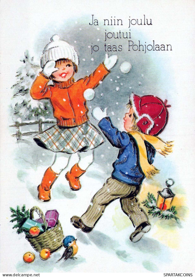 CHILDREN CHILDREN Scene S Landscapes Vintage Postal CPSM #PBT117.GB - Taferelen En Landschappen