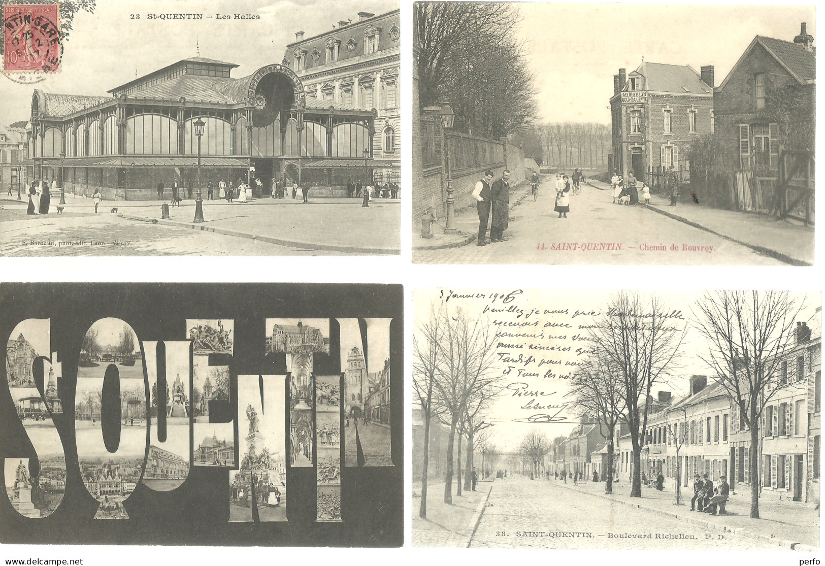 LOT Du 02- AISNE-  16 Cartes De Saint-Quentin,   Livrées Sous Blister - Saint Quentin