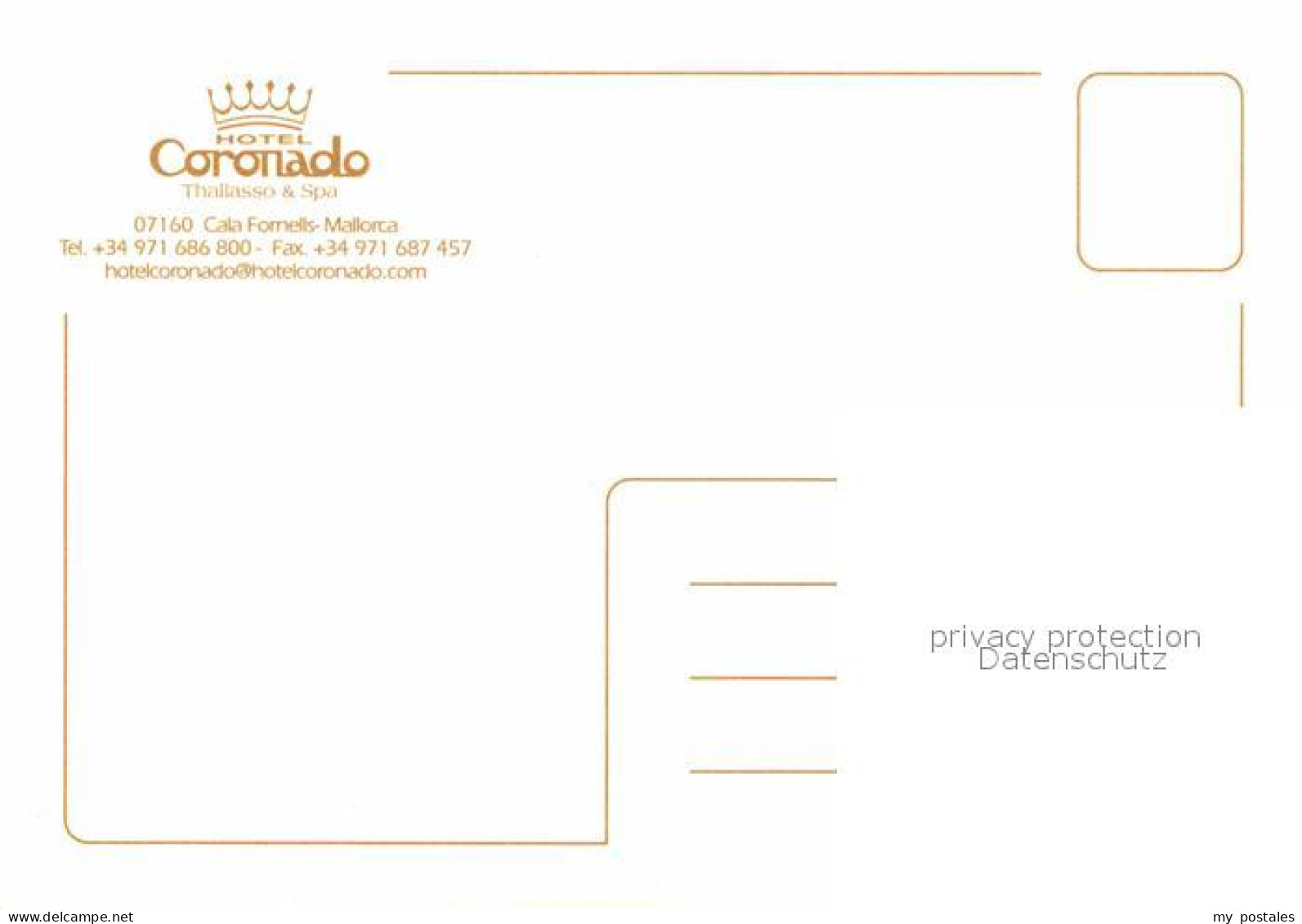 72892878 Cala Fornells Fliegeraufnahme Hotel Coronado Mallorca - Autres & Non Classés