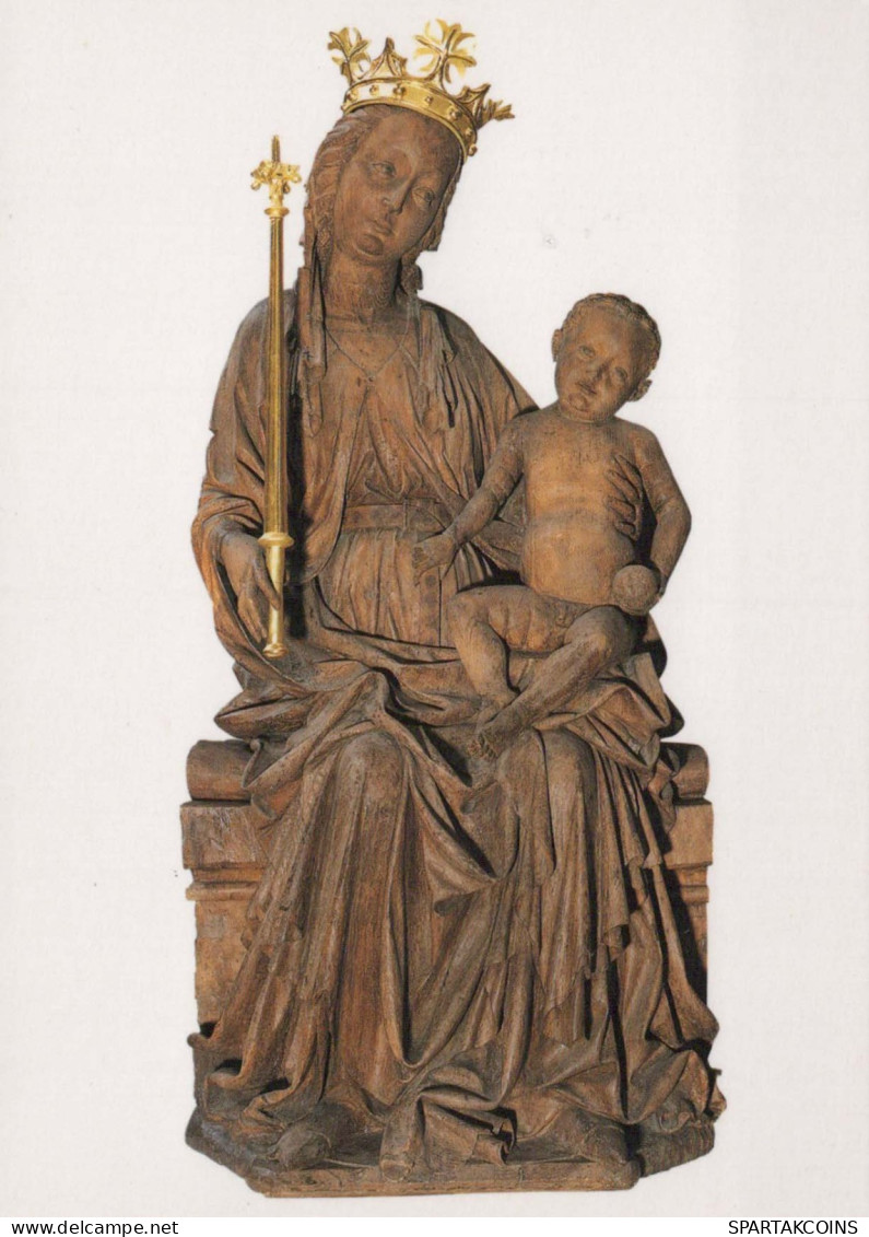 STATUE SAINTS Christianity Religion Vintage Postcard CPSM #PBQ304.GB - Quadri, Vetrate E Statue