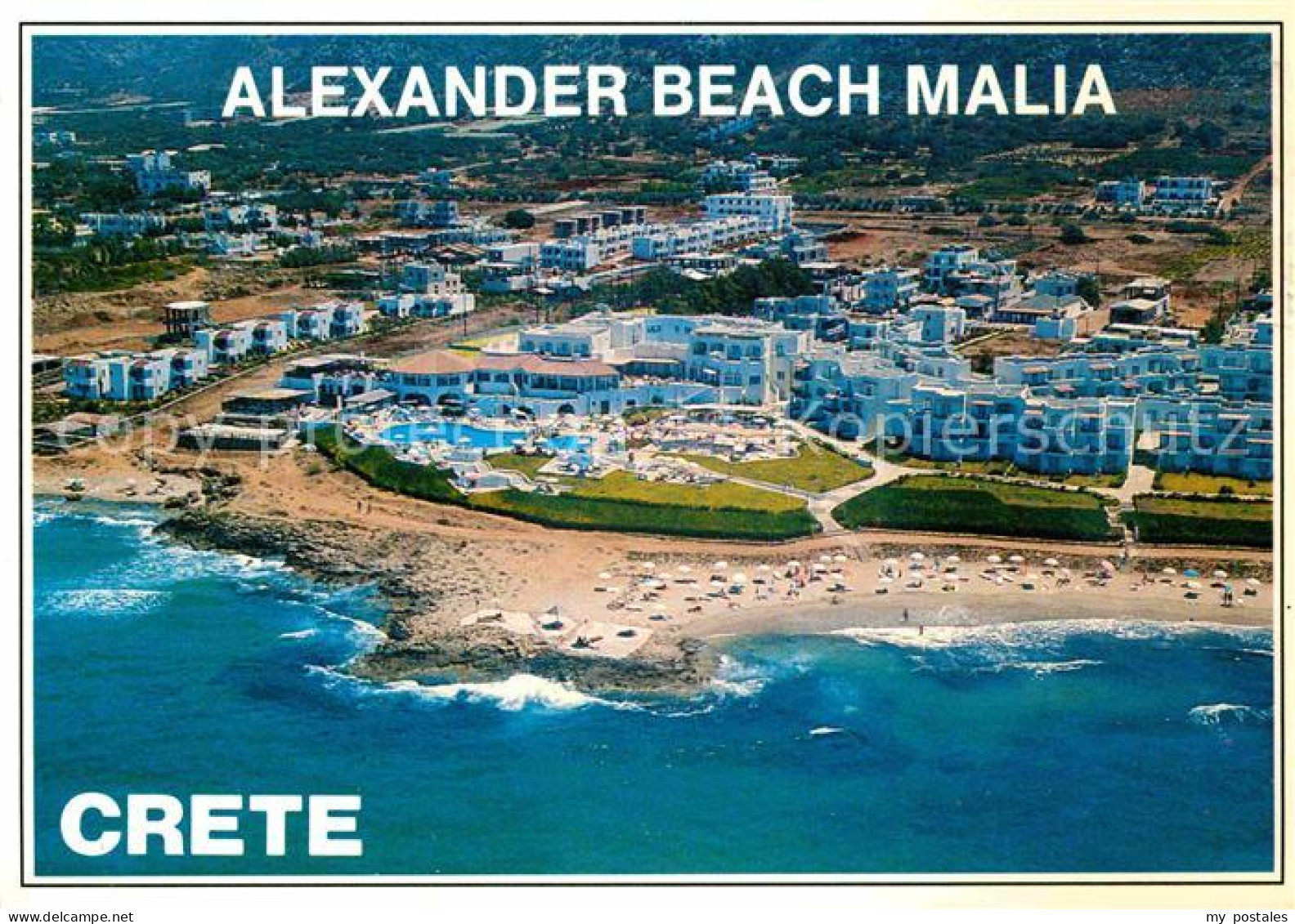 72892862 Kreta Crete Fliegeraufnahme Alexander Beach Malia  - Grèce