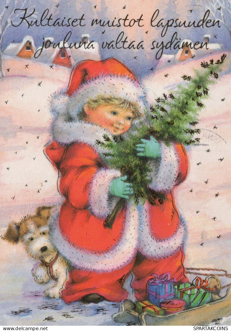 Happy New Year Christmas GNOME Vintage Postcard CPSM #PBL902.GB - Año Nuevo