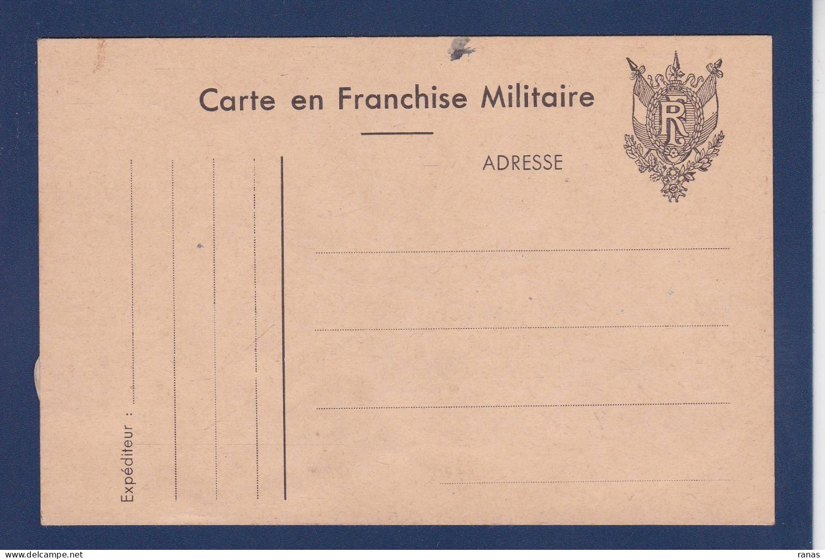 CPA Carte Faite à La Main Avec Des Timbres Découpés Non Circulée Montage Dessin Original Bécassine Franchise Militaire - Timbres (représentations)