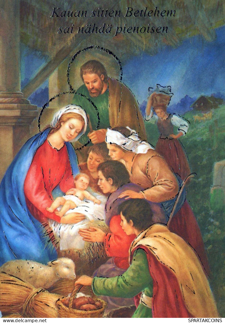 Virgen Mary Madonna Baby JESUS Christmas Religion #PBB696.GB - Vergine Maria E Madonne
