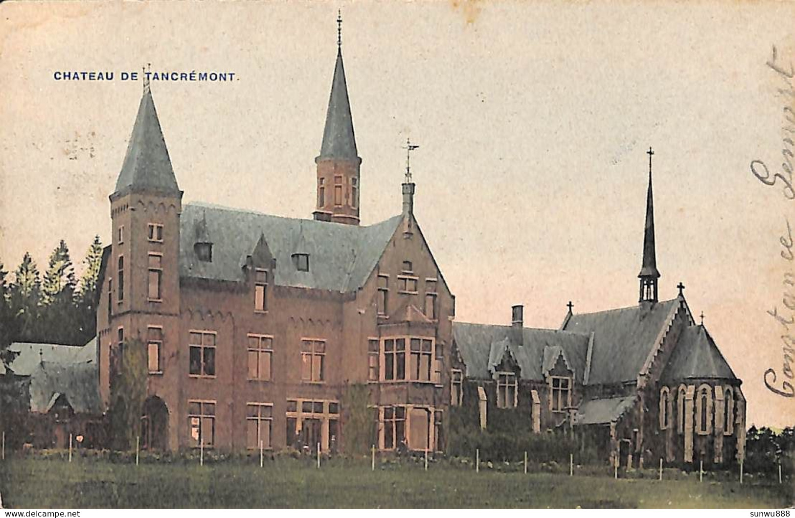 Château De Tancrémont (colorisée, Phot. Bertels) - Theux