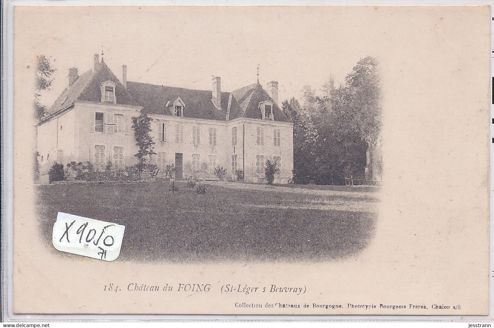 SAINT-LEGER-SOUS-BEUVRAY- CHATEAU DU FOING - Autres & Non Classés