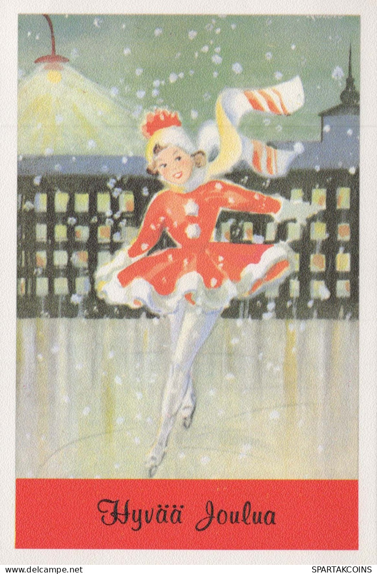 Happy New Year Christmas CHILDREN Vintage Postcard CPSM #PAY241.GB - Nieuwjaar