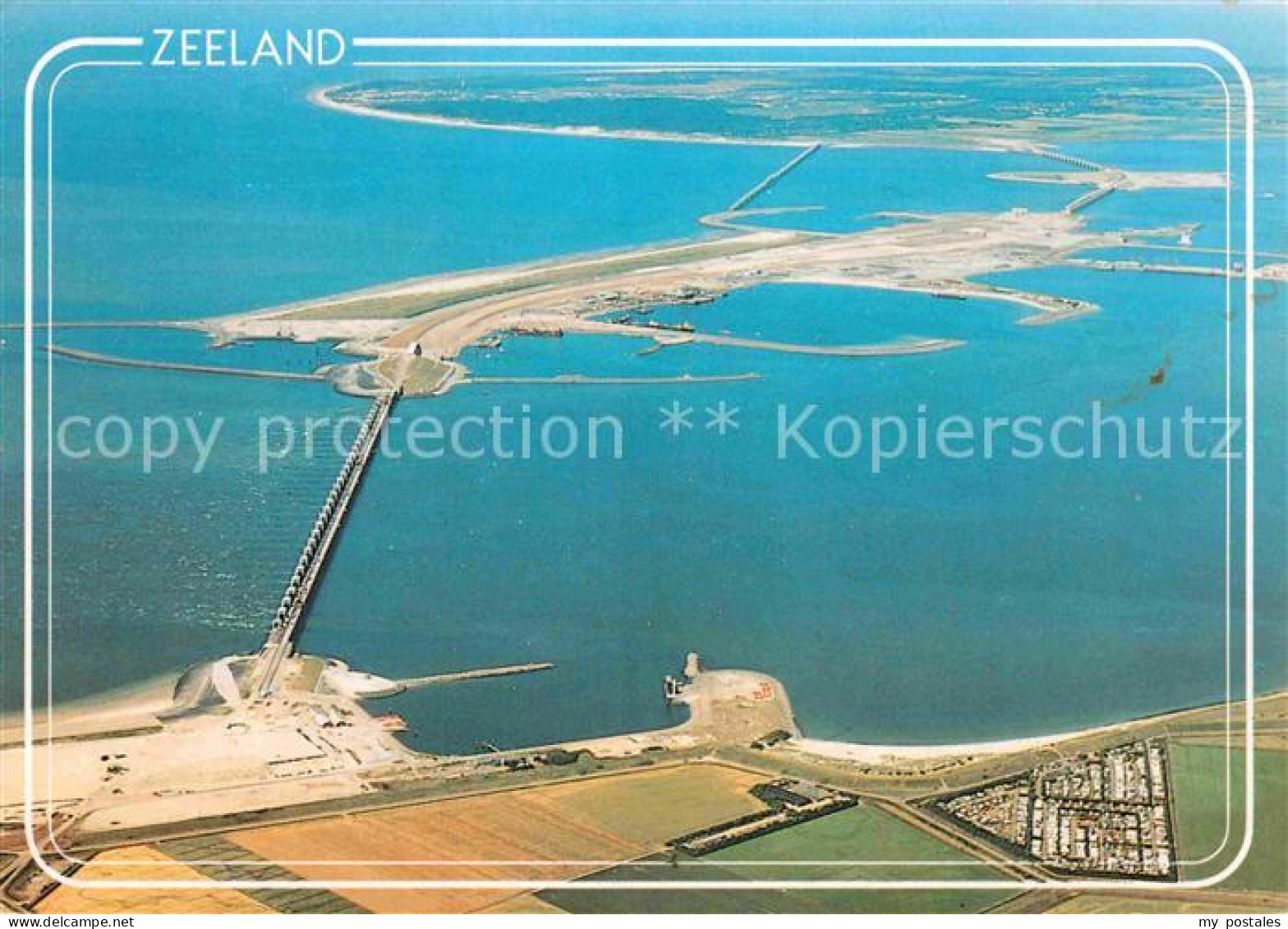 72892827 Zeeland Niederlande Fliegeraufnahme Oosterschelde Sluitgat  - Other & Unclassified