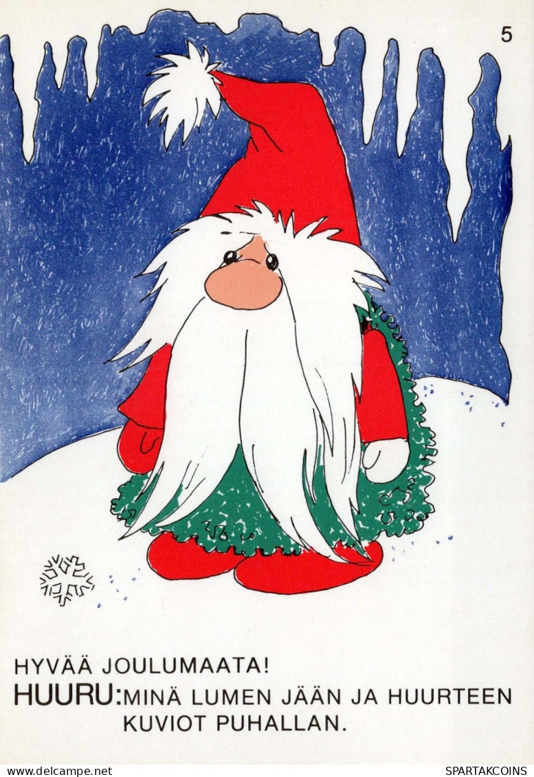 Happy New Year Christmas GNOME Vintage Postcard CPSM #PAU466.GB - New Year