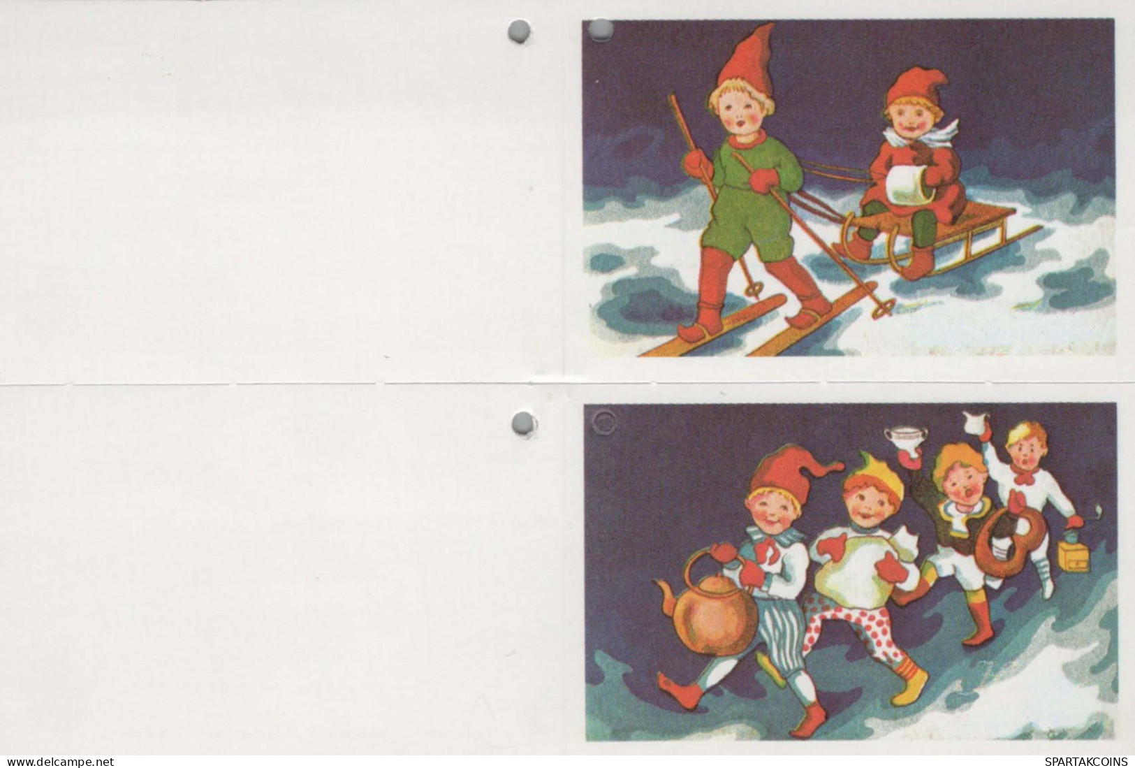 Happy New Year Christmas Vintage Postcard CPSM #PAU330.GB - Neujahr