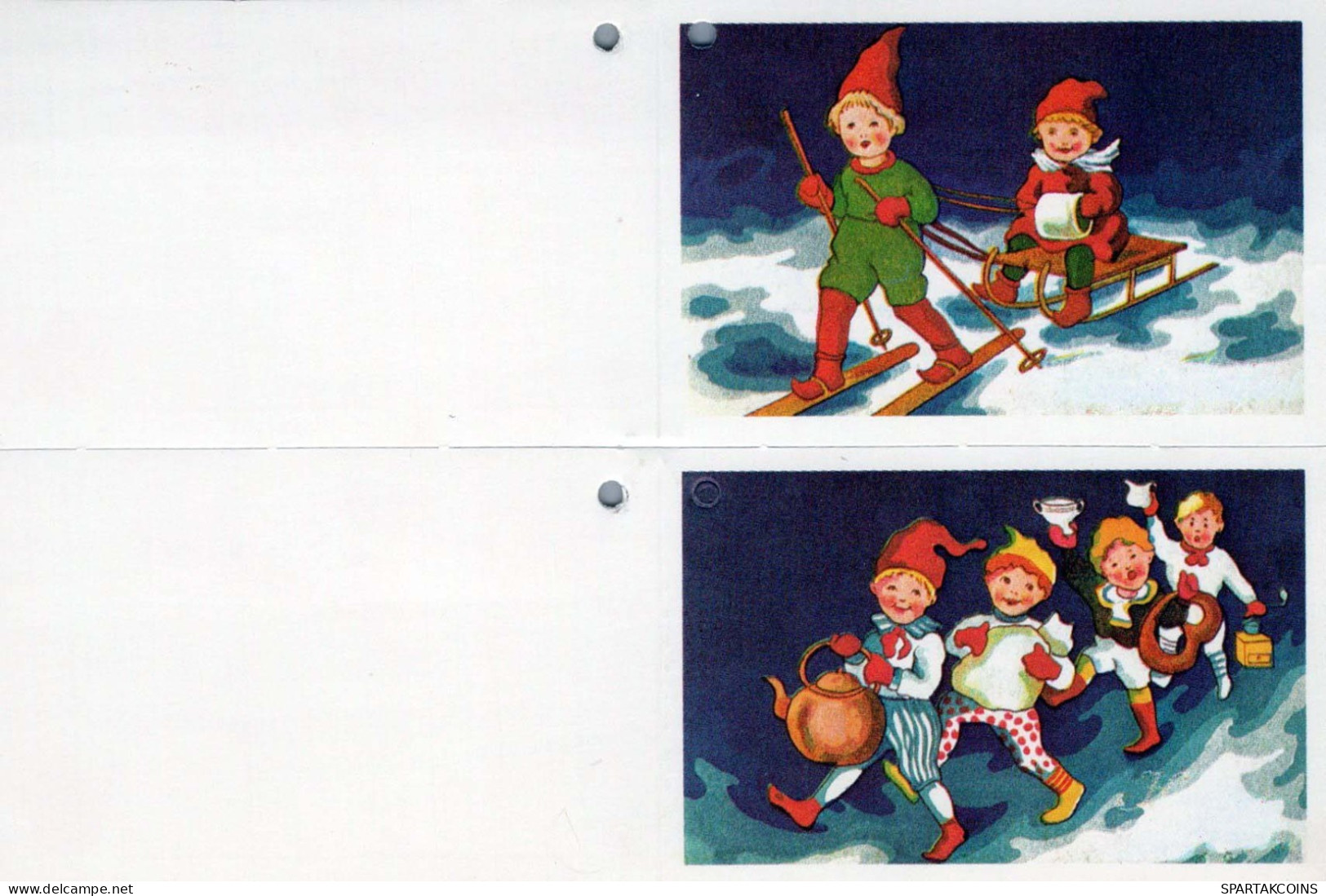 Happy New Year Christmas Vintage Postcard CPSM #PAU330.GB - Nieuwjaar