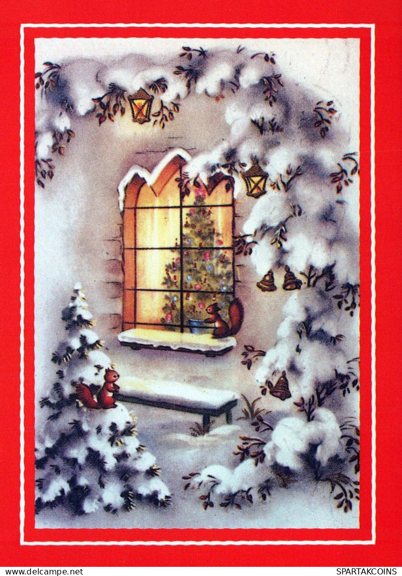 Happy New Year Christmas Vintage Postcard CPSM #PAU123.GB - Neujahr