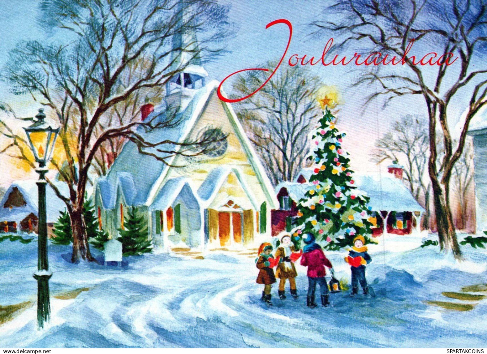 Happy New Year Christmas Vintage Postcard CPSM #PAT005.GB - Nieuwjaar