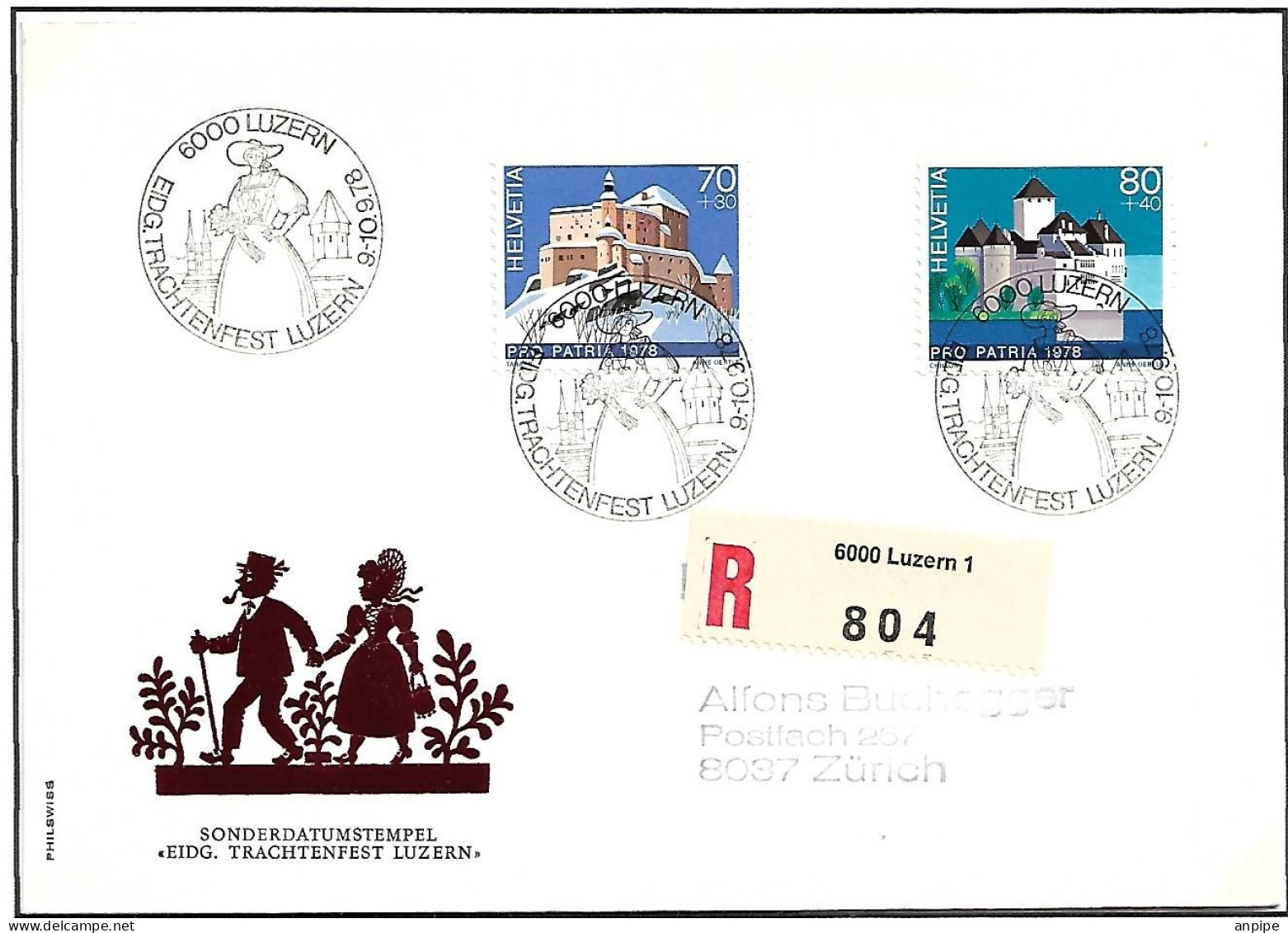 SUIZA - Covers & Documents