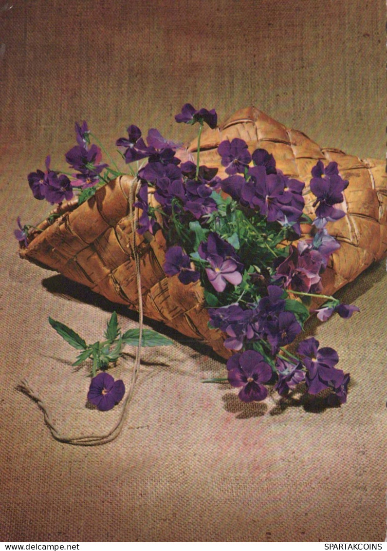 FLOWERS Vintage Postcard CPSM #PAR005.GB - Fleurs