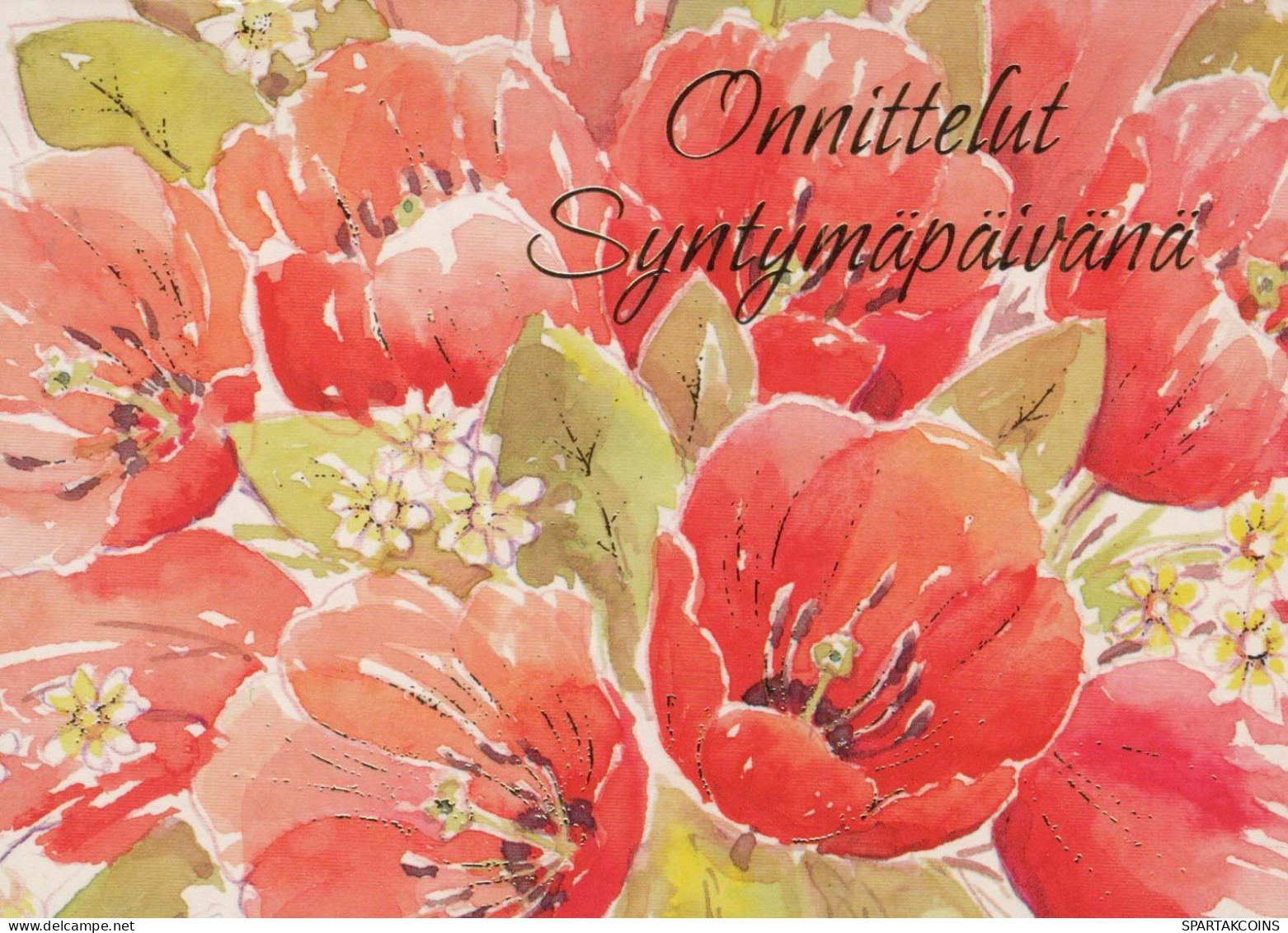 FLOWERS Vintage Postcard CPSM #PAR126.GB - Flowers