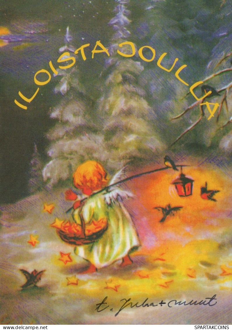 ANGEL CHRISTMAS Holidays Vintage Postcard CPSM #PAJ325.GB - Angeli