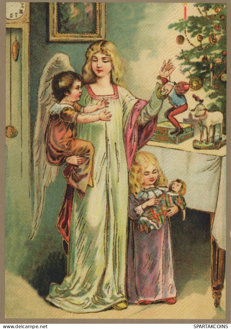 ANGEL CHRISTMAS Holidays Vintage Postcard CPSM #PAJ195.GB - Angeli