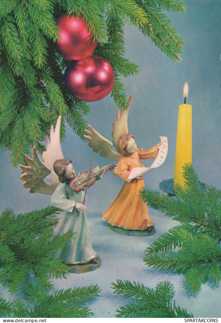 ANGEL CHRISTMAS Holidays Vintage Postcard CPSM #PAG996.GB - Angeli