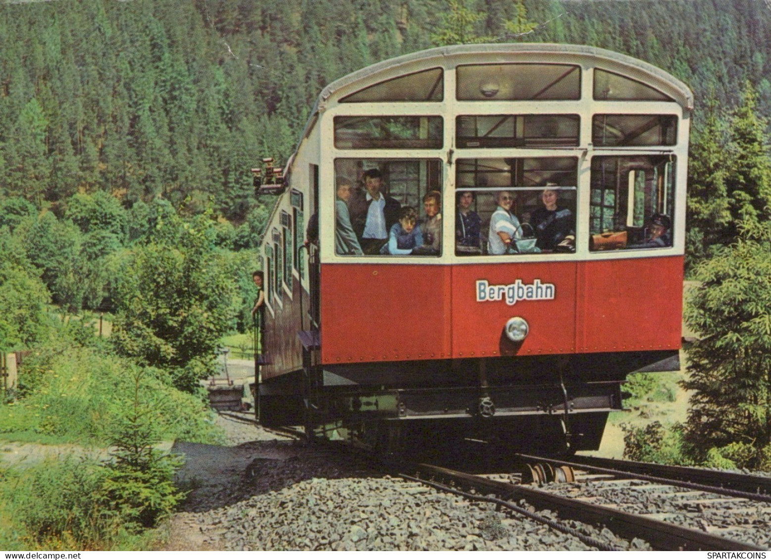 TRAIN RAILWAY Transport Vintage Postcard CPSM #PAA740.GB - Trains