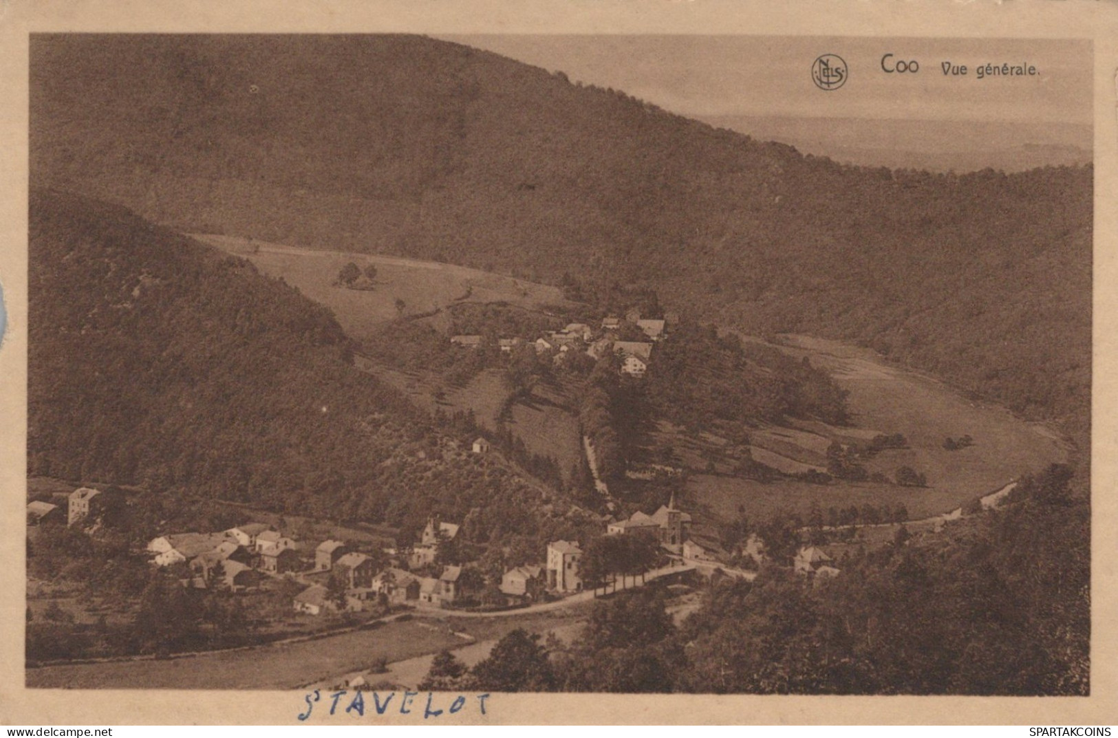 BELGIO COO WATERFALL Provincia Di Liegi Cartolina CPA Unposted #PAD207.IT - Stavelot