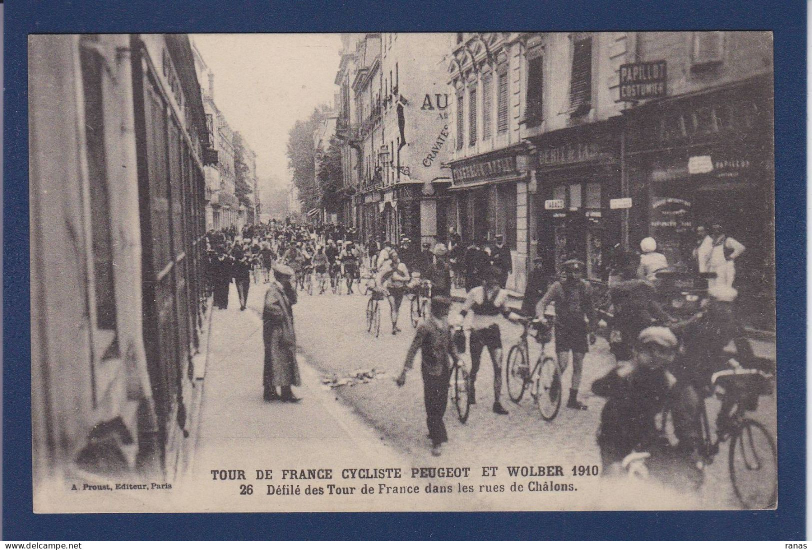 CPA Cyclisme Tour De France Coureur Cycliste Vélo Non Circulée Chalons - Cycling