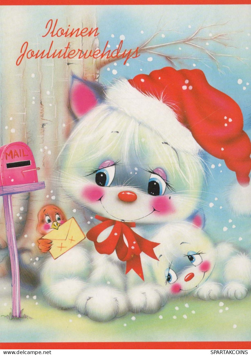 GATTO KITTY Animale Vintage Cartolina CPSM #PBR026.IT - Cats