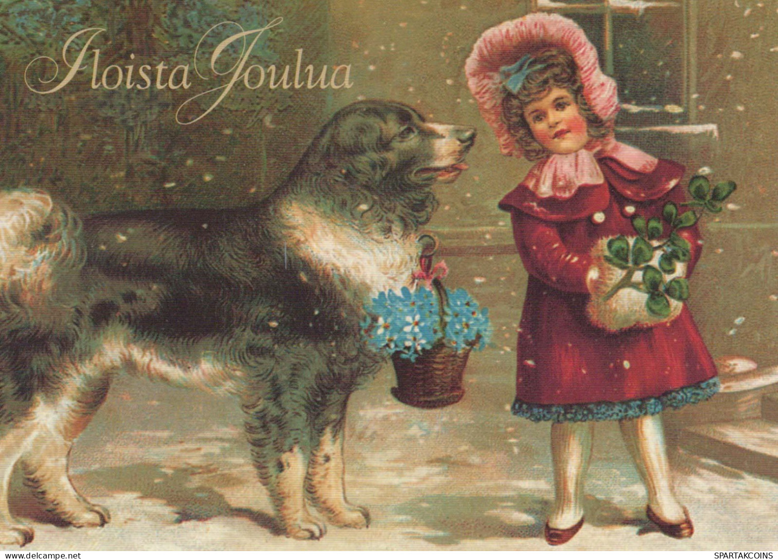 CANE Animale Vintage Cartolina CPSM #PBQ643.IT - Perros