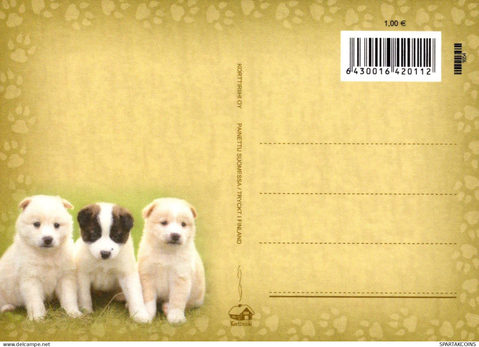CANE Animale Vintage Cartolina CPSM #PBQ372.IT - Honden