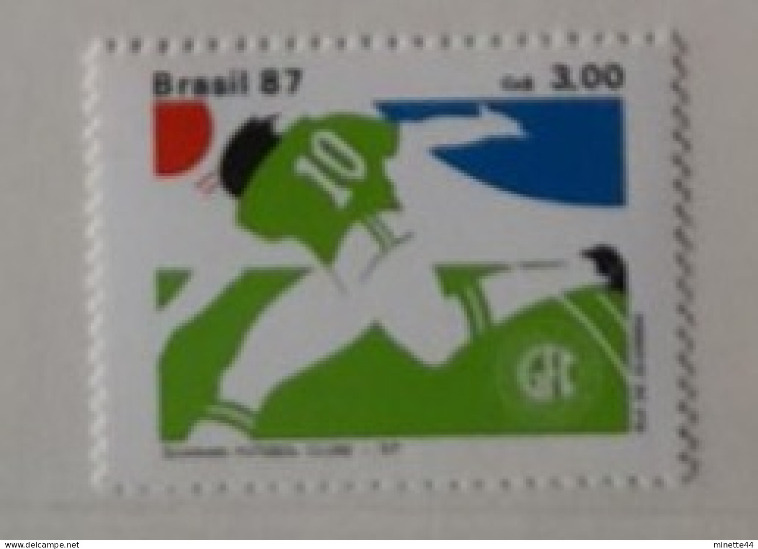 BRESIL BRASIL1987  MNH**   FOOTBALL FUSSBALL SOCCER CALCIO VOETBAL FUTBOL FUTEBOL FOOT FOTBAL - Unused Stamps