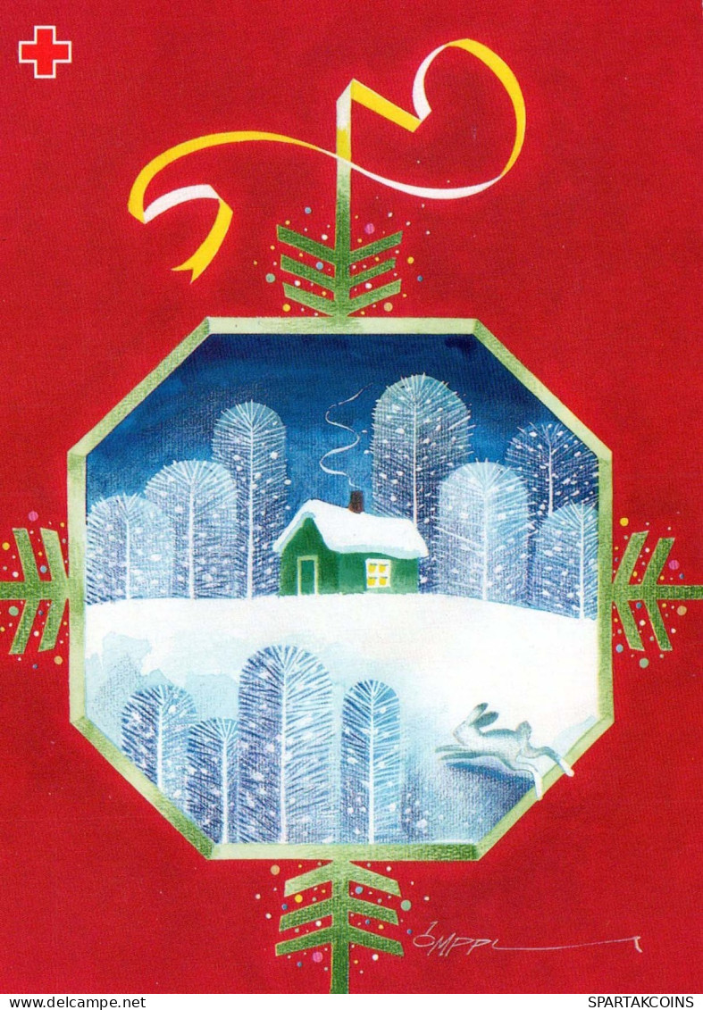 Buon Anno Natale Vintage Cartolina CPSM #PBN046.IT - Nieuwjaar