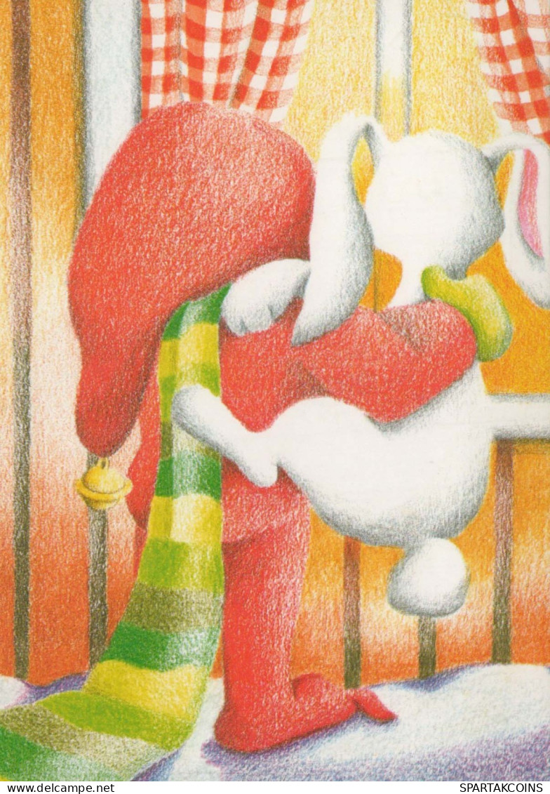 Buon Anno Natale GNOME Vintage Cartolina CPSM #PAY182.IT - Neujahr