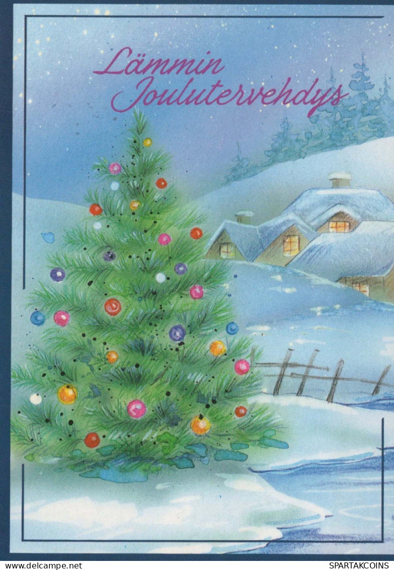 Buon Anno Natale Vintage Cartolina CPSM #PAV200.IT - Neujahr