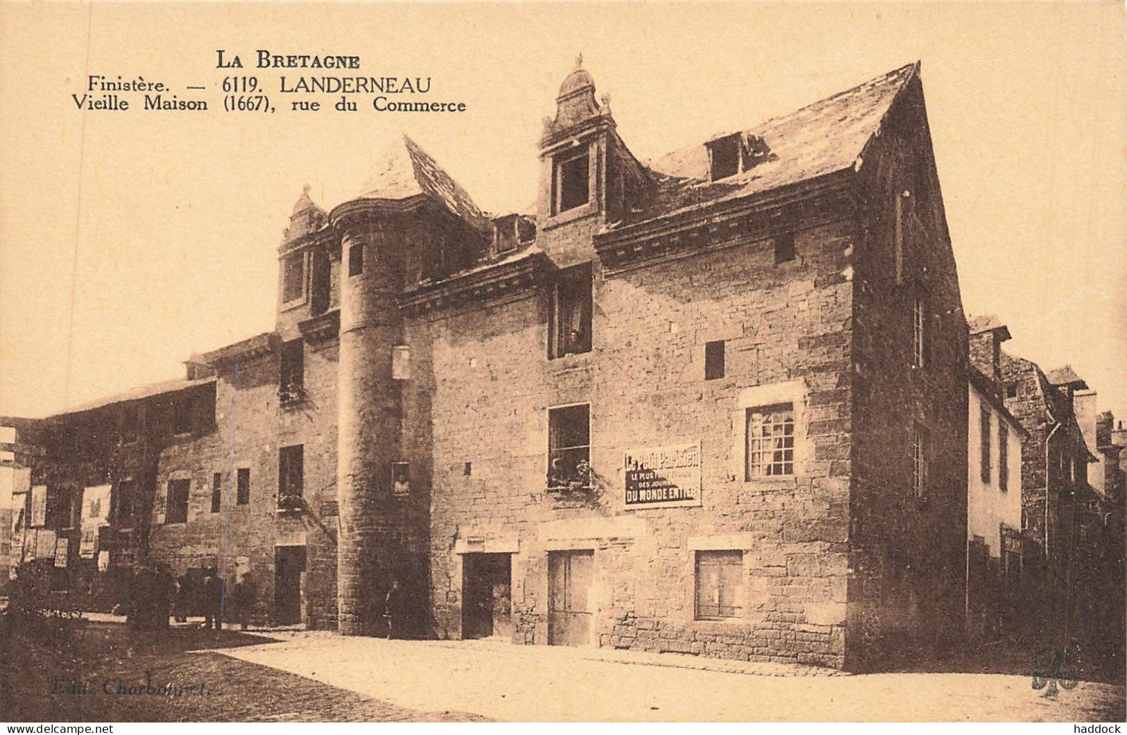 LANDERNEAU : VIEILLE MAISON RUE DU COMMERCE - Landerneau