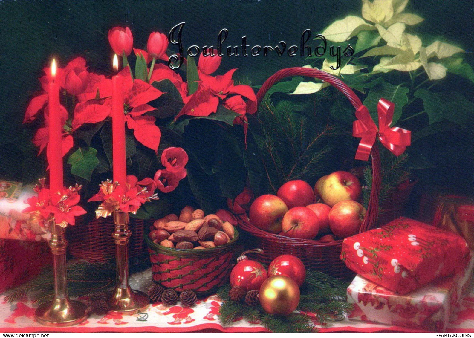 Buon Anno Natale CANDELA Vintage Cartolina CPSM #PAT632.IT - New Year