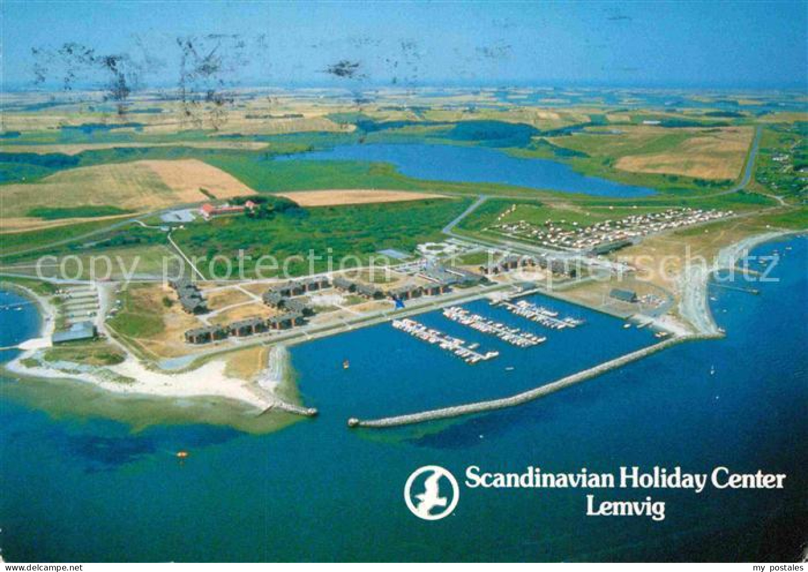 72892694 Lemvig Fliegeraufnahme Scandinavian Holiday Center Hafen Lemvig - Danimarca