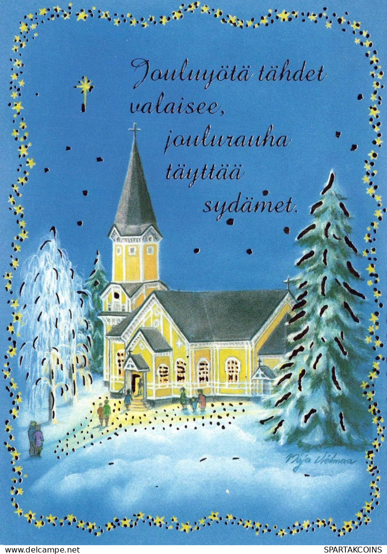 Buon Anno Natale Vintage Cartolina CPSM #PAT131.IT - Nieuwjaar