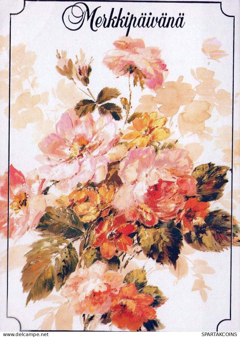 FIORI Vintage Cartolina CPSM #PAS575.IT - Bloemen