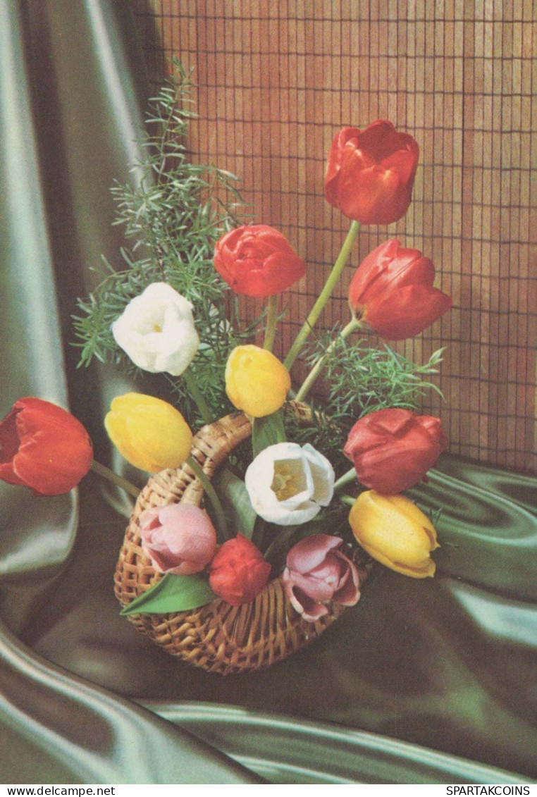 FIORI Vintage Cartolina CPSM #PAR130.IT - Flowers