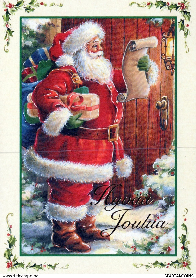 BABBO NATALE Natale Vintage Cartolina CPSM #PAK835.IT - Kerstman