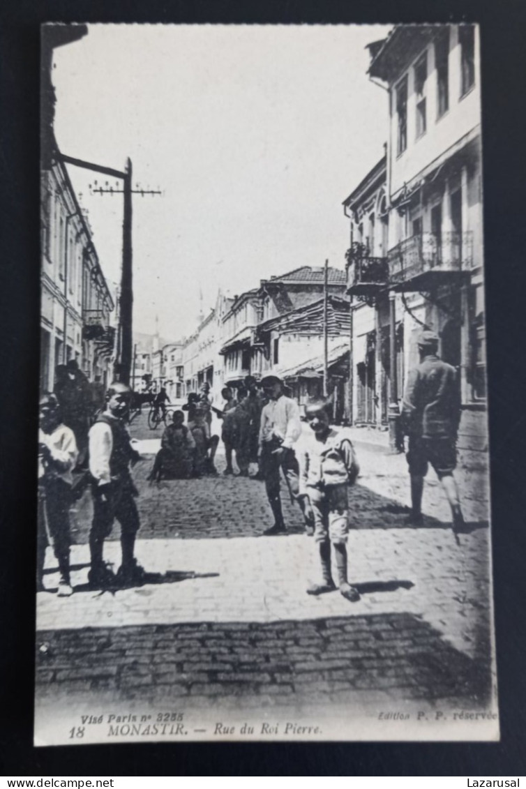 #21  Macedonia , Bitola , Monastir La  Rue Du Roi Pierre - Macédoine Du Nord