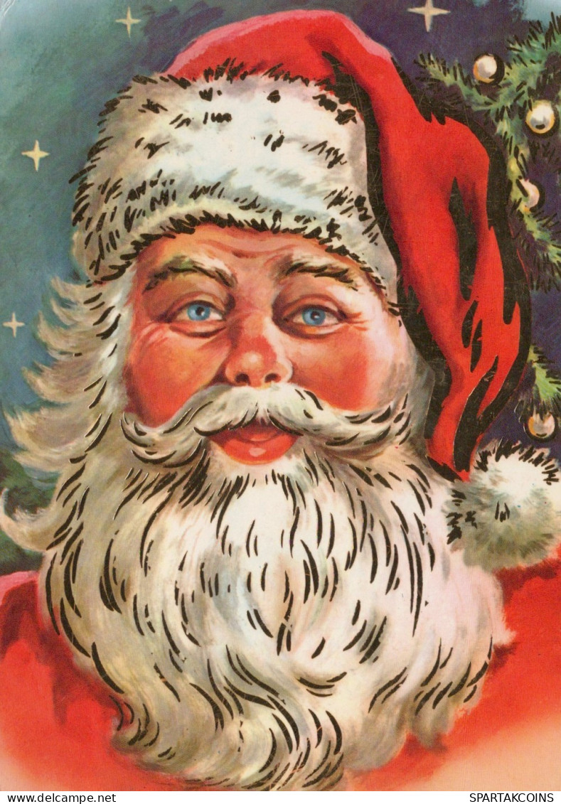 BABBO NATALE Natale Vintage Cartolina CPSM #PAJ866.IT - Santa Claus