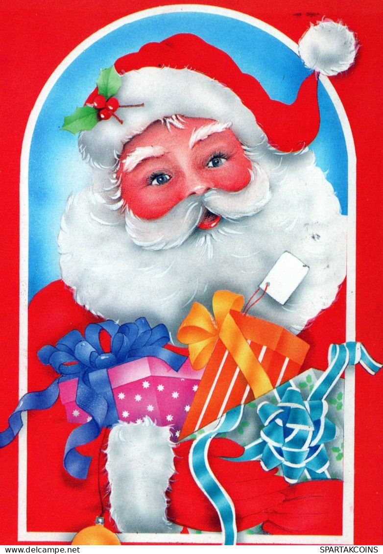 BABBO NATALE Natale Vintage Cartolina CPSM #PAJ799.IT - Santa Claus