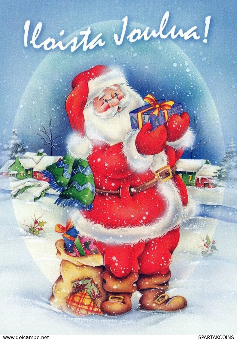BABBO NATALE Natale Vintage Cartolina CPSM #PAJ525.IT - Kerstman