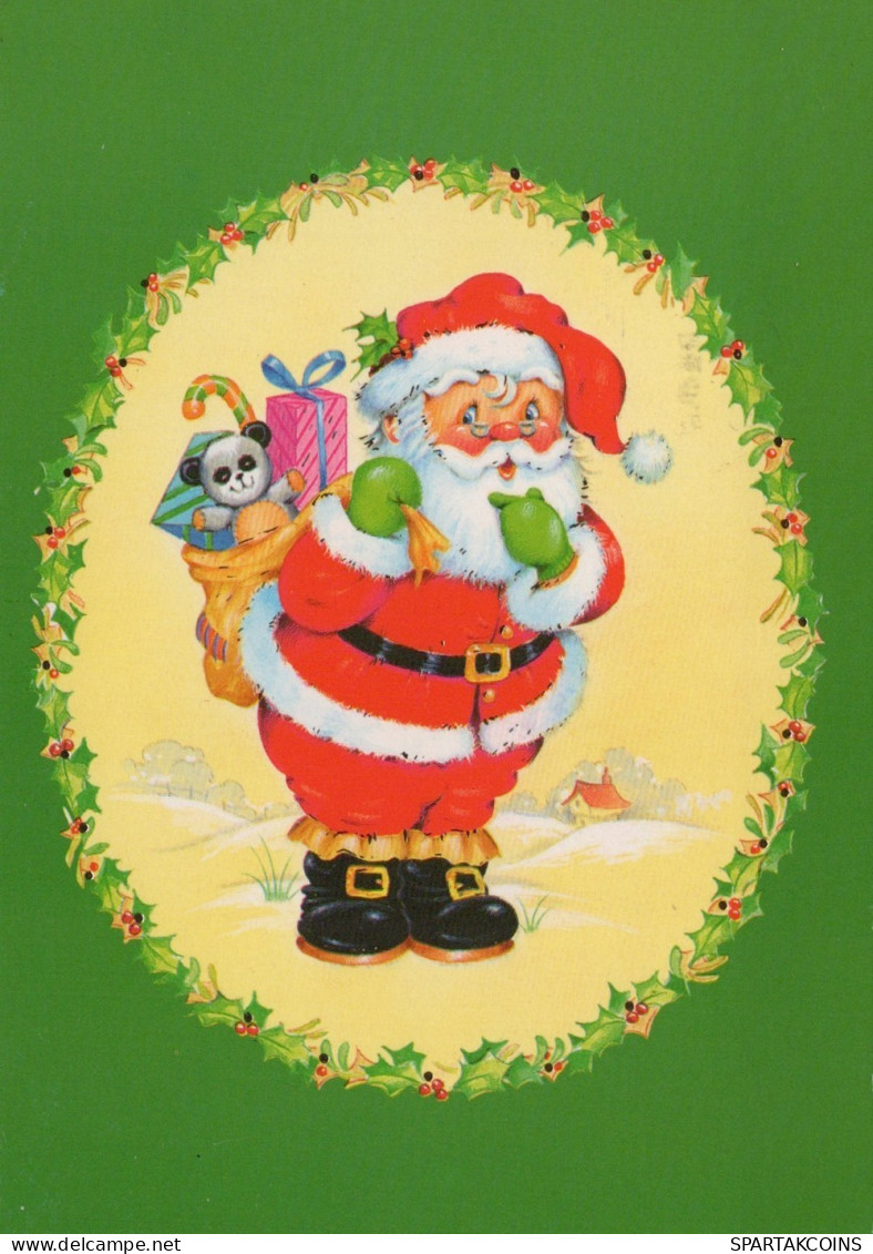 BABBO NATALE Natale Vintage Cartolina CPSM #PAJ660.IT - Santa Claus
